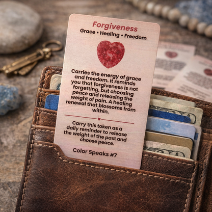 Color Speaks – Pocket Affirmation Aluminum Wallet Cards