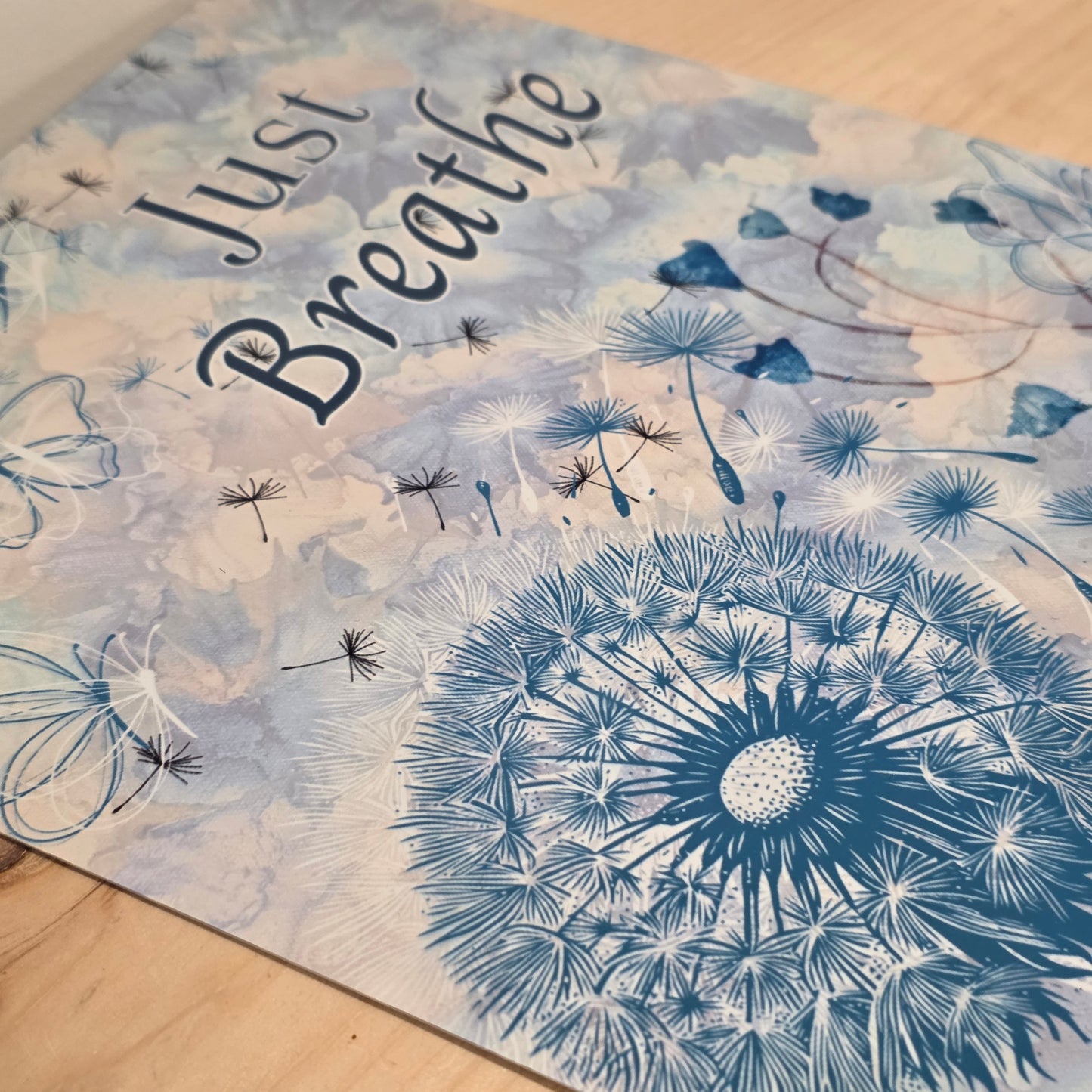 Inspirational Aluminum Wall Art – 8×10 Healing Affirmation Print