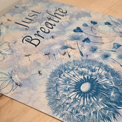 Inspirational Aluminum Wall Art – 8×10 Healing Affirmation Print