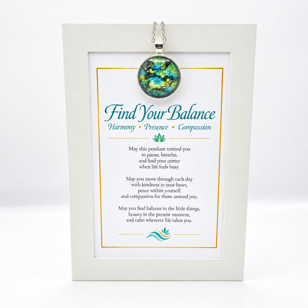 Find Your Balance Pendant Gift Set