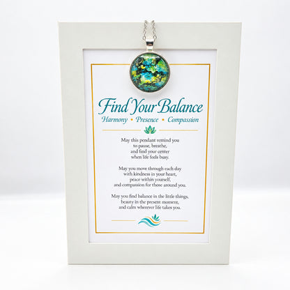 Find Your Balance Pendant Gift Set