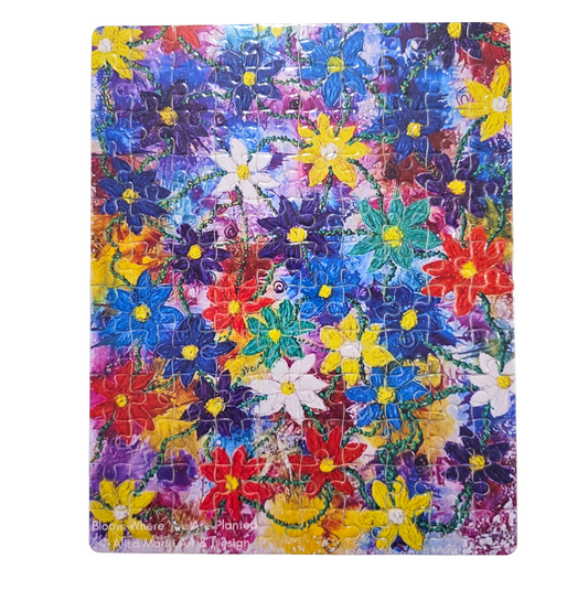 🌸 Bloom Where You’re Planted Fine Art Puzzle