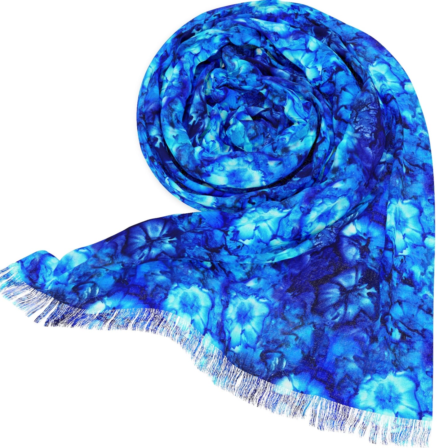 Serenity Fringe Scarf – A Wearable Breath of Calm