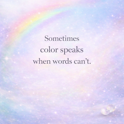 Color Speaks – Personalized Color Reading & Custom Artwork
