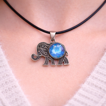 Elephant Keepsake Pendant Card – Encouragement & Inner Strength Gift