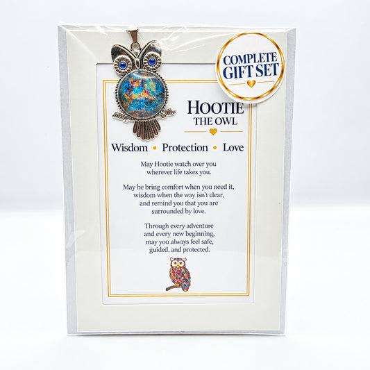 Hootie the Owl Pendant Gift Set