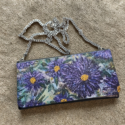 Crossbody Wallets – A 4-in-1 Piece of Wearable Art.(Wallet • Clutch • Wristlet • Crossbody)