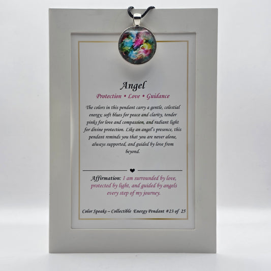 Angel Pendant Card – Protection • Love • Guidance