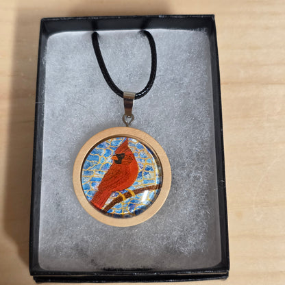 Always Beside You Cardinal Pendants - For Love and Remembrance