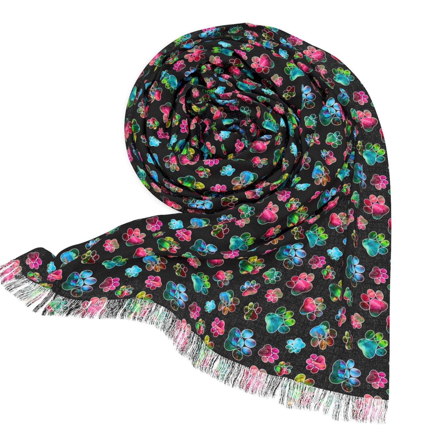 🐾 Angel Paws Scarf – A Celebration of Love & Joy
