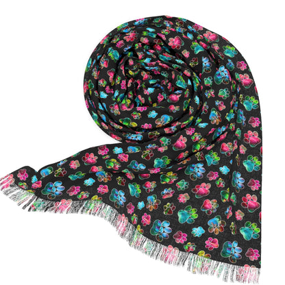 🐾 Angel Paws Scarf – A Celebration of Love & Joy