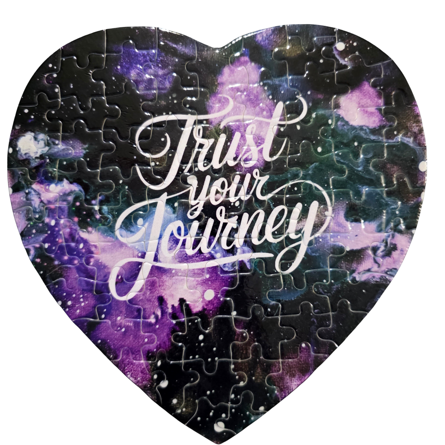 Trust Your Journey – Heart Puzzle 🌌
