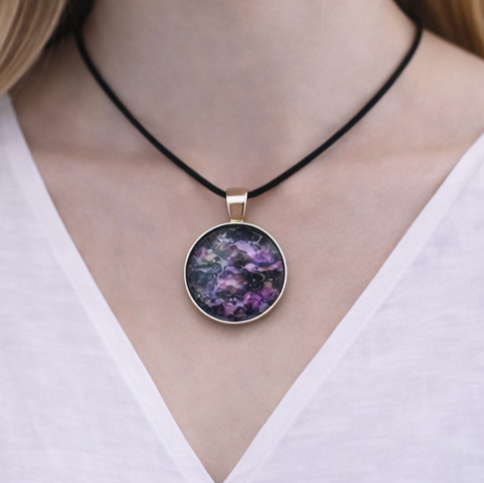 Purple Storm Pendant - Intuition • Transformation • Power