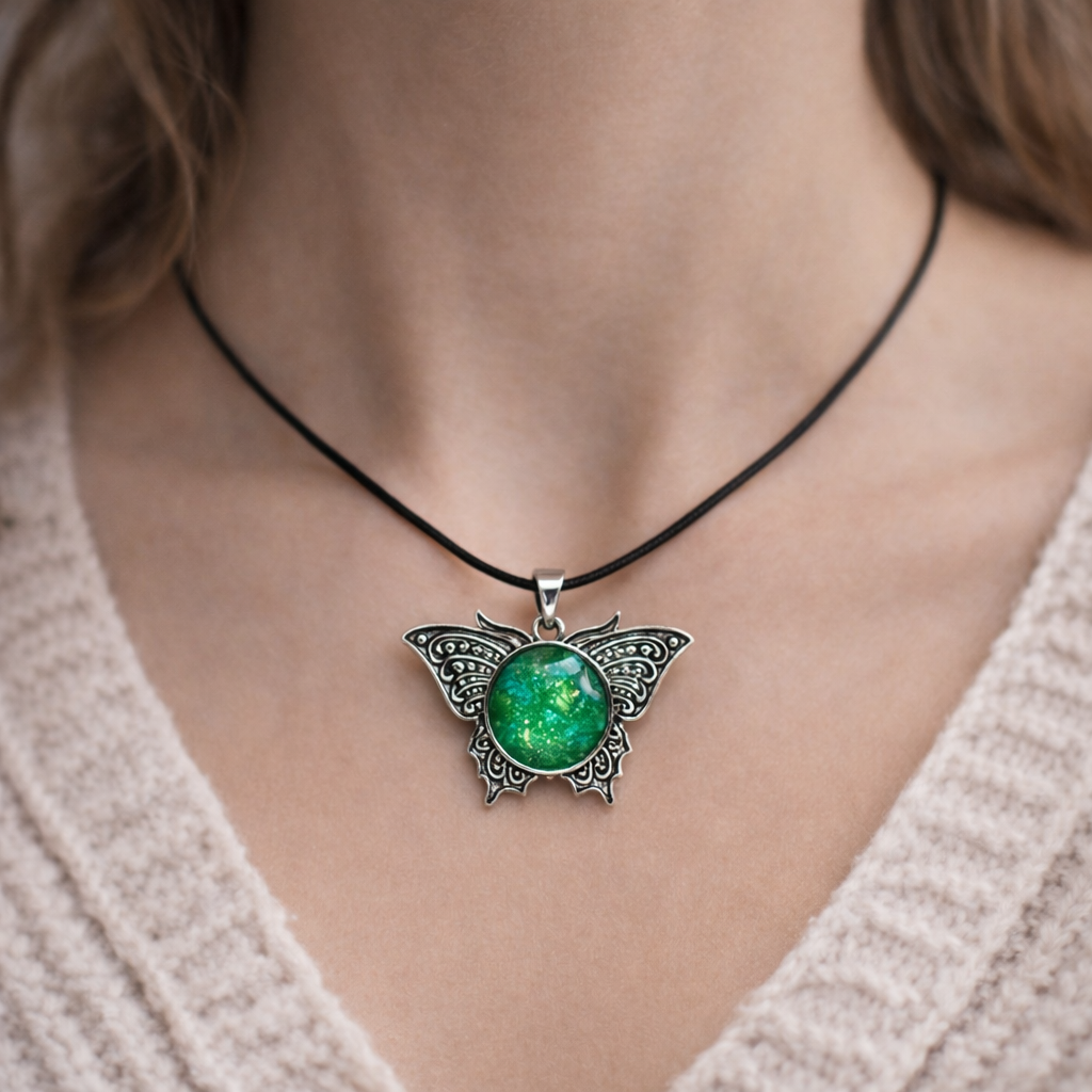 Butterfly Keepsake Pendant Card – Strength, Growth & Encouragement Gift