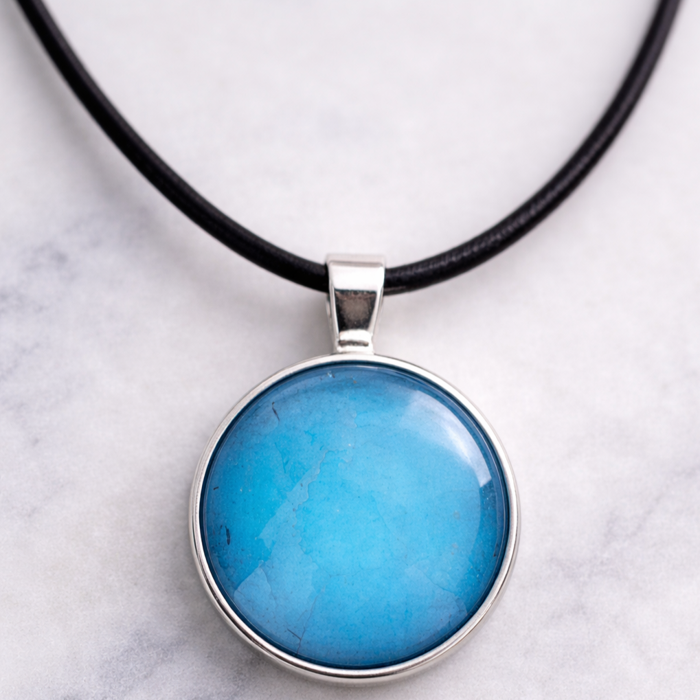 Throat Chakra Keepsake Pendant – Expression • Truth • Communication