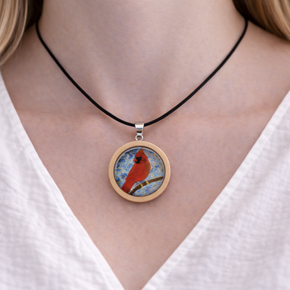 Cardinal Pendant – Comfort, Connection & Remembering