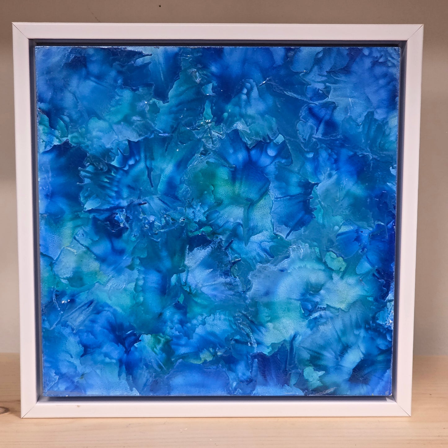Paradise – 8×8 Encaustic Original