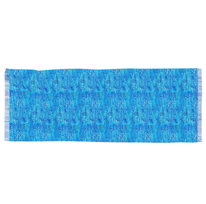 💙 Healing Rain Fringe Scarf - Renewal, Flow, Grace