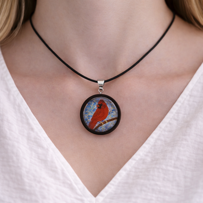 Cardinal Pendant – Comfort, Connection & Remembering