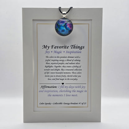 My Favorite Things Pendant Card – Joy • Magic • Inspiration