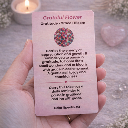 Color Speaks – Pocket Affirmation Aluminum Wallet Cards