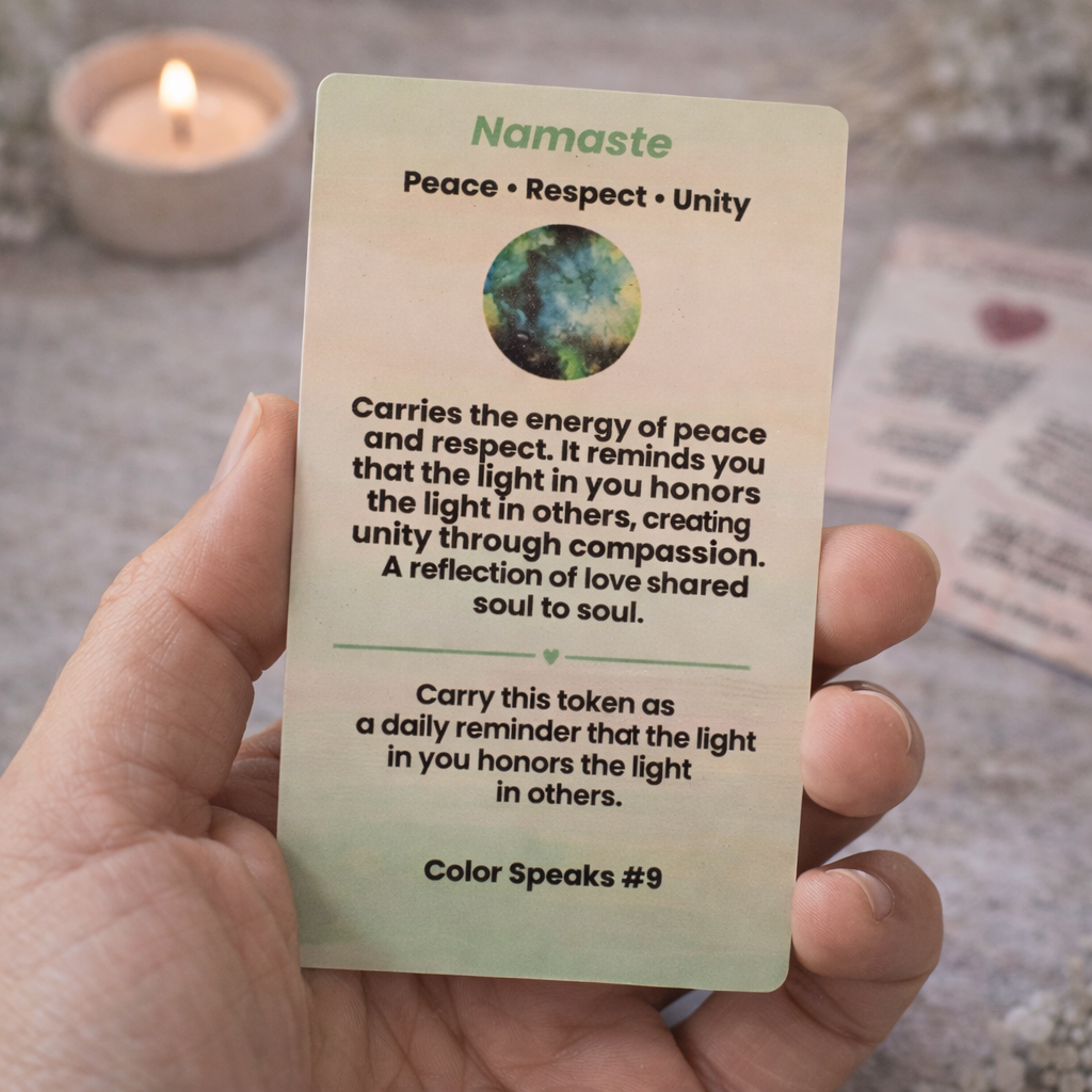 Color Speaks – Pocket Affirmation Aluminum Wallet Cards