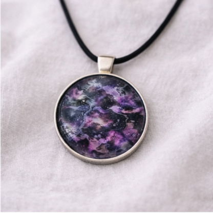 Purple Storm Pendant - Intuition • Transformation • Power