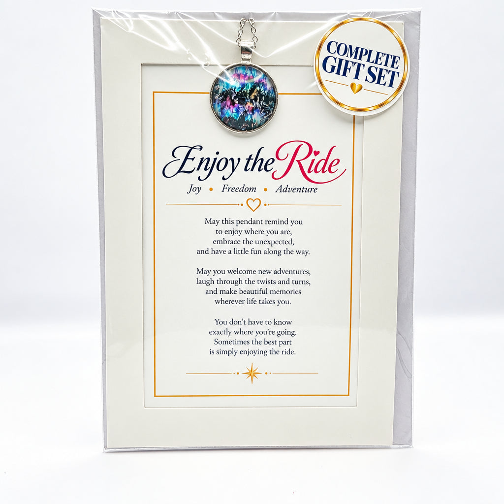 Enjoy the Ride Pendant Gift Set