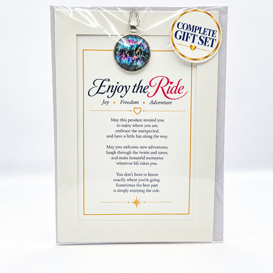 Enjoy the Ride Pendant Gift Set