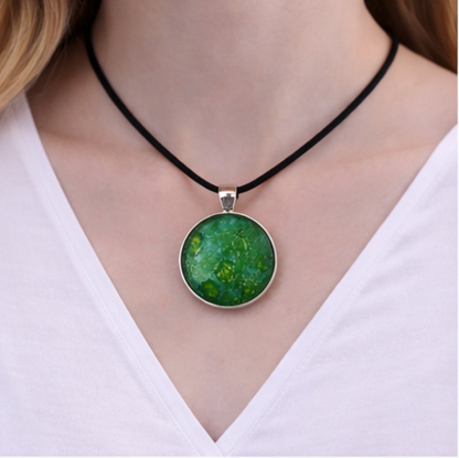 Emerald Dreams Pendant - Hope • Grow • Shine