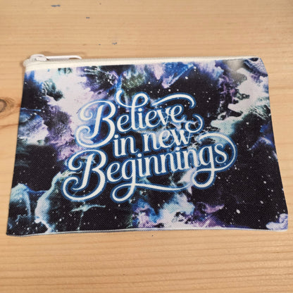 Believe in New Beginnings – Limited Edition Art Pouch