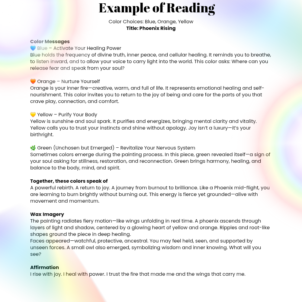 Color Speaks – Intuitive Color Reading