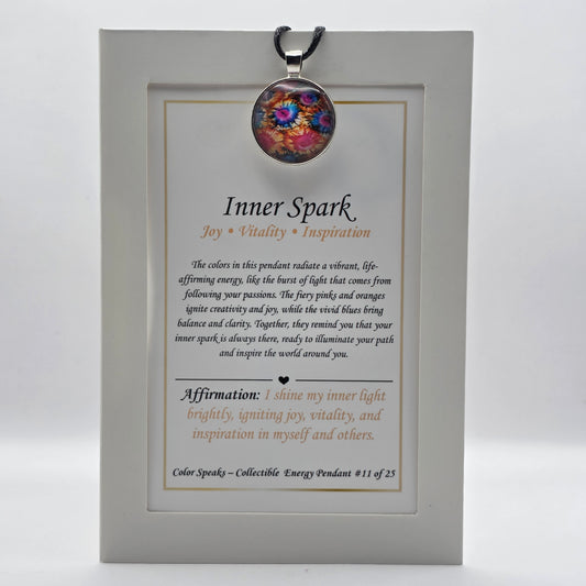 Inner Spark Pendant Card – Joy • Vitality • Inspiration