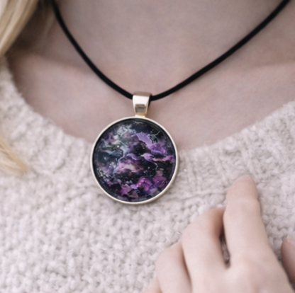 Purple Storm Pendant - Intuition • Transformation • Power