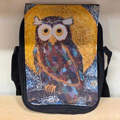 🦉 Hootie the Owl - Art Crossbody Bag + Free Matching Earrings Set