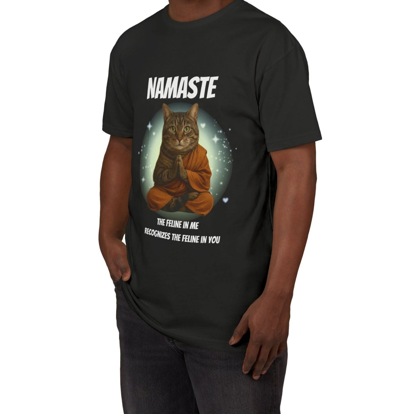 Namaste Cat Shirt – Funny, Mindful Tee for Cat Lovers & Yogis