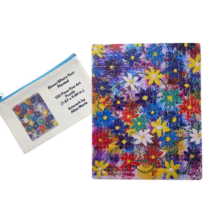 🌸 Bloom Where You’re Planted Fine Art Puzzle