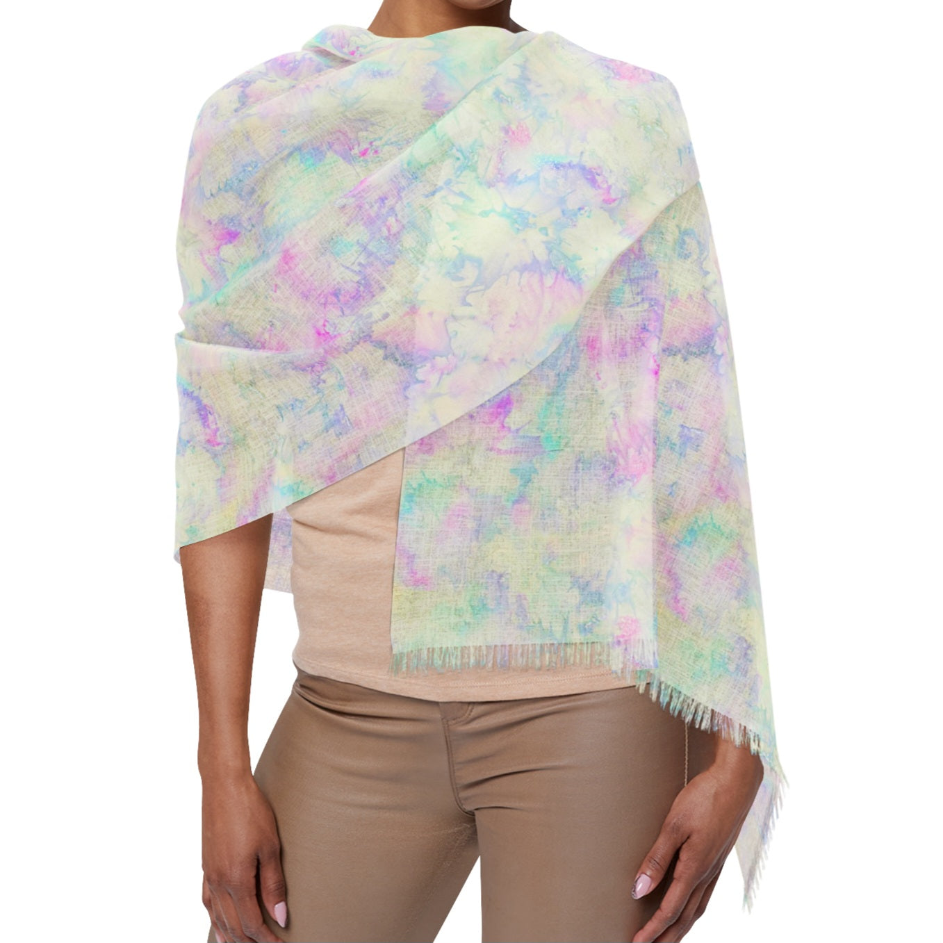 ✨️ Miracles Fringe Scarf – A Soft Reminder of Hope