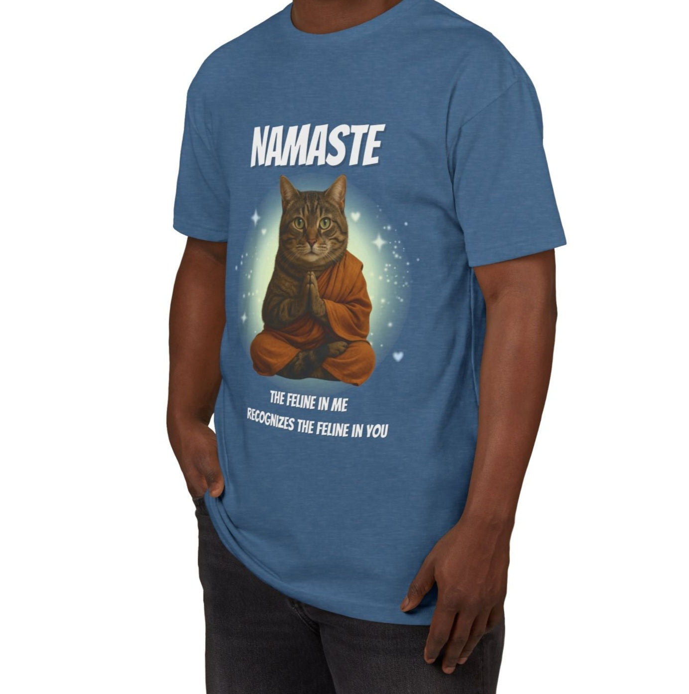 Namaste Cat Shirt – Funny, Mindful Tee for Cat Lovers & Yogis