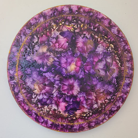 In Bloom Encaustic Painting by Alisa Marie