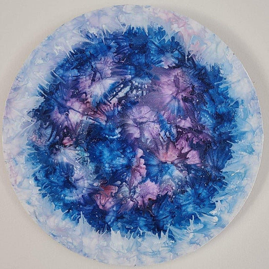 Galactica Encaustic Painting by Alisa Marie